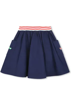 Kenzo Jupe en coton à patch logo