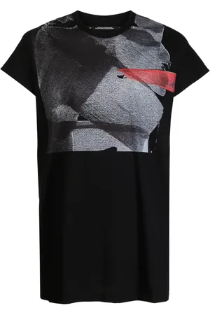 JULIUS T-shirt en coton à imprimé graphique