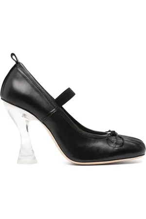 Simone Rocha Ballerines en cuir à talon