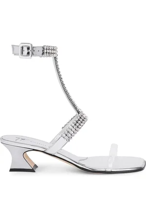 Giuseppe Zanotti Sandales Devine 45 mm ornées de cristaux