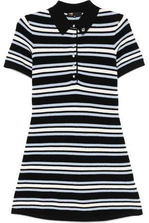 Maje Robe courte à rayures