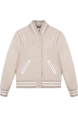 Sporty & Rich Veste bomber à logo brodé