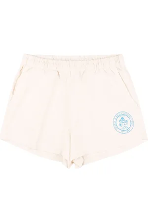 Sporty & Rich Short à imprimé Disco Lion Crest