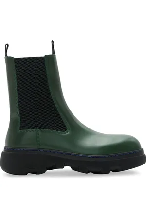 Burberry Bottines en cuir à bout rond
