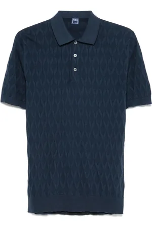 FEDELI Polo en maille texturée