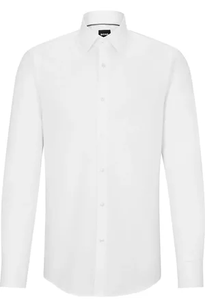 HUGO BOSS Chemise en coton à imprimé abstrait
