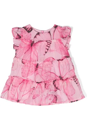 MISS BLUMARINE Jupe imprimée à volants