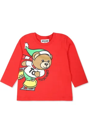 Moschino T-shirt en coton à motif Teddy Bear