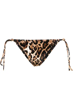 Vetements Bas de bikini à motif léopard