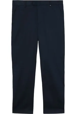 Burberry Pantalon droit à logo brodé