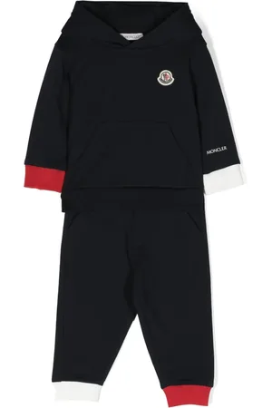 Moncler Survêtement en coton à patch logo