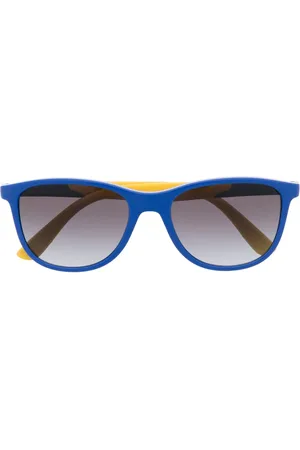 Ray-Ban Lunettes de soleil à monture ronde bicolore