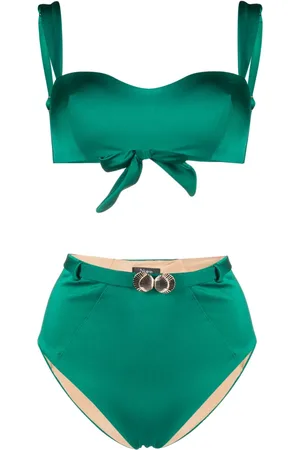 Noire Swimwear Bikini à breloque coquillage