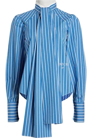 Patou Blouse rayée à col lavallière