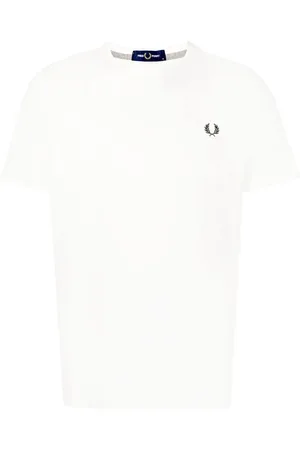 Fred Perry T-shirt en coton à logo brodé