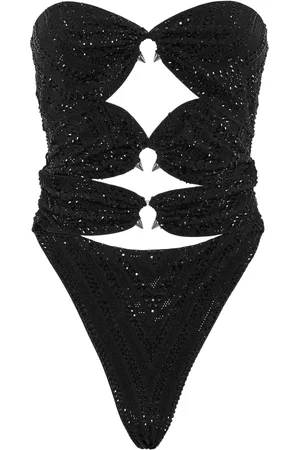 Philipp Plein Maillot de bain à ornements en cristal