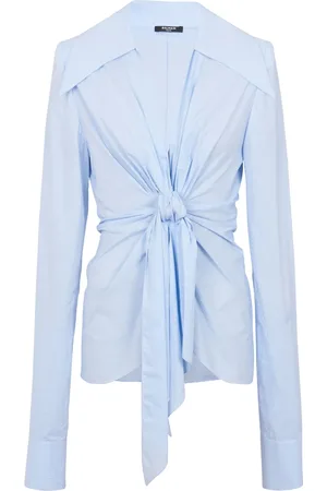 Balmain Chemise en coton à carreaux vichy