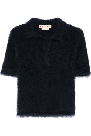 Marni Polo à effet brossé