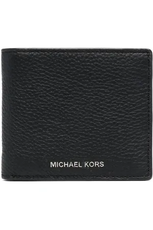 Michael Kors Portefeuille pliant en cuir grainé