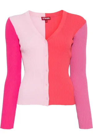 Staud Cardigan Cargo à design nervuré