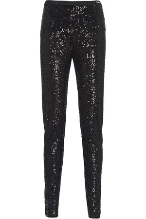 Prada Pantalon slim brodé de sequins
