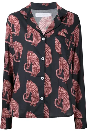 Desmond & Dempsey Pyjama à motif graphique