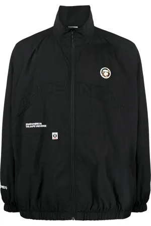 A Bathing Ape Veste brodée à col montant