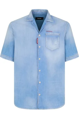 Dsquared2 Chemise en jean à effet délavé