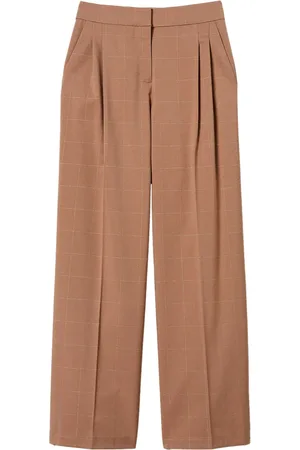 Twin-Set Pantalon palazzo à carreaux
