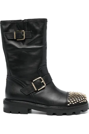 Jimmy Choo Bottes Biker II à détails de clous