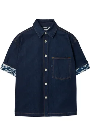 Burberry Chemise en jean à patch logo