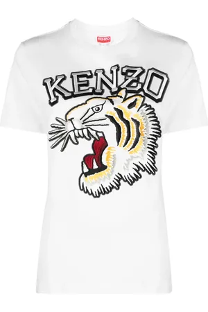 Kenzo T-shirt en coton à logo brodé