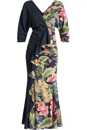 Etro Robe à fleurs imprimées