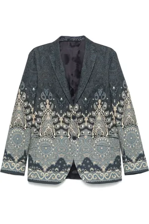 Etro Blazer à motif cachemire