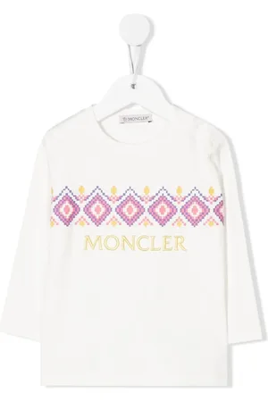 Moncler T-shirt à imprimé fair isle
