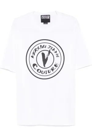 VERSACE T-shirt à détail V-Emblem