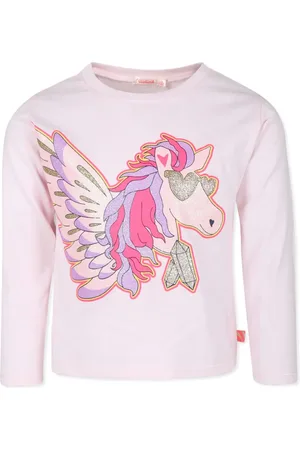 Billieblush T-shirt à imprimé licorne
