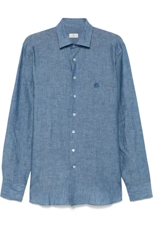 Etro Chemise à logo Pegaso brodé