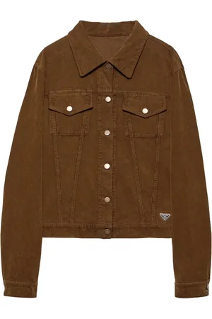 Prada Veste en velours côtelé
