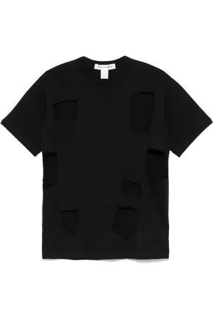 Comme des Garçons T-shirt à détails de découpes
