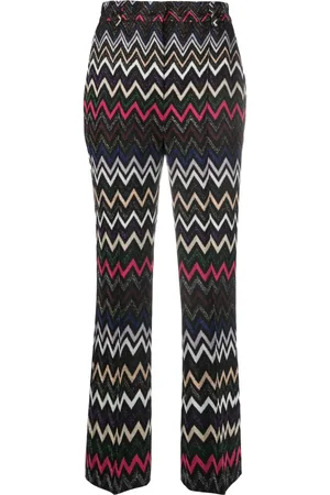 Missoni Pantalon ample à motif zig-zag