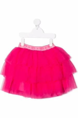 Chiara Ferragni Jupe en tulle à ceinture à logo