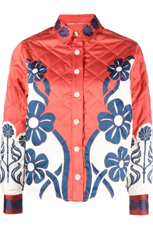 La DoubleJ Veste matelassée Edie à fleurs