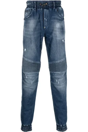 Philipp Plein Jean cigarette à coupe cinq poches