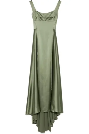 Atu Body Couture Robe longue satiné à col v au dos
