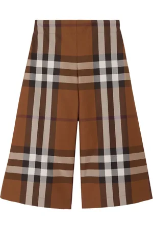 Burberry Pantalon en coton à carreaux Vintage