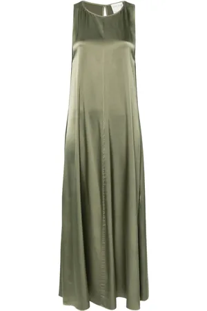 FORTE FORTE Robe longue satinée à design sans manches