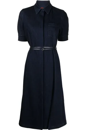 Altuzarra Robe-chemise Kieran ceinturée en jean