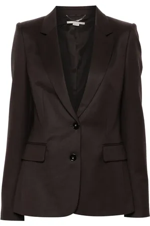 Stella McCartney Blazer en laine à simple boutonnage