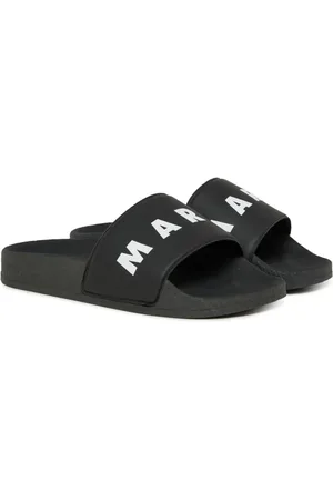 Marni Claquettes à logo imprimé